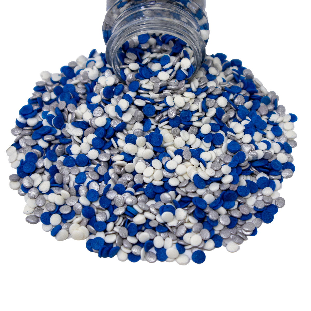 Mystic Sprinkles Dainty Daisy Confetti Mix 2.6 oz Bottle, Size: 1.75 x 1.75 x 4.25, Blue