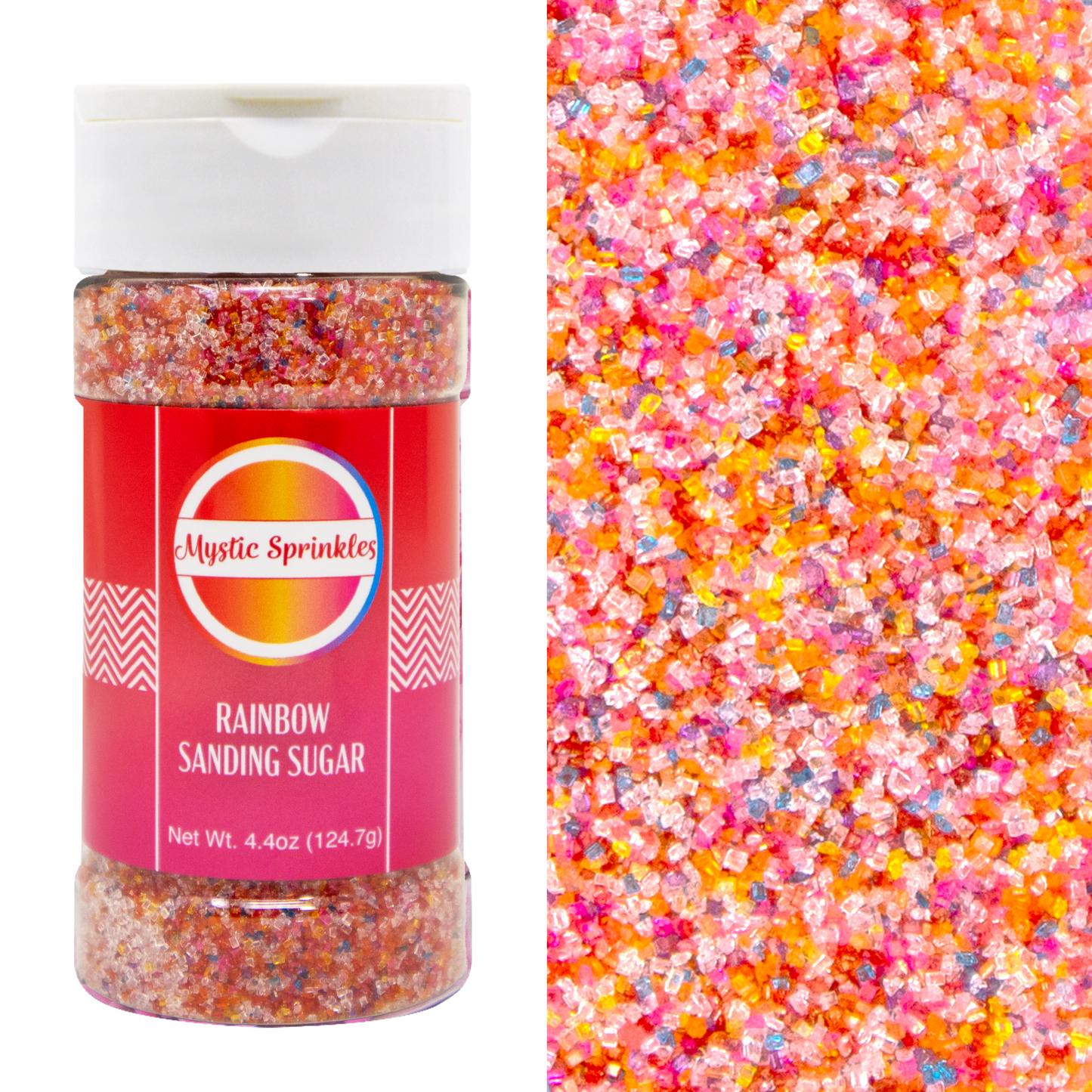 Rainbow Sanding Sugar 4.4oz