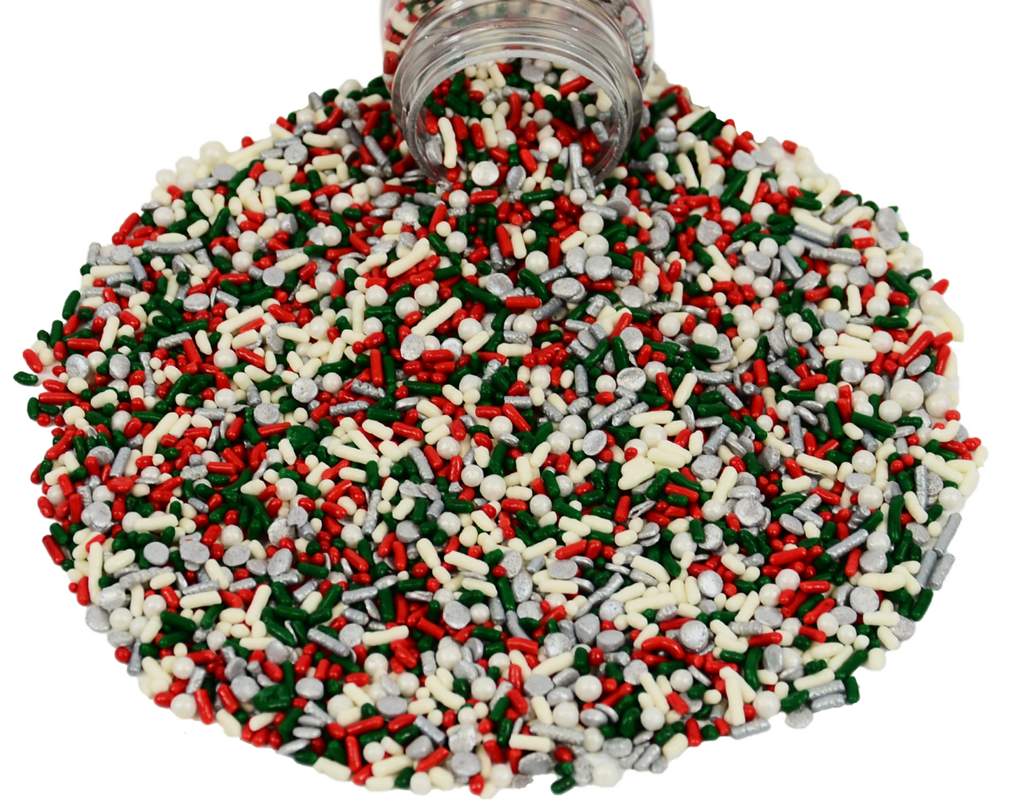 A Classic Christmas in Silver Sprinkle Mix 3.4oz Bottle