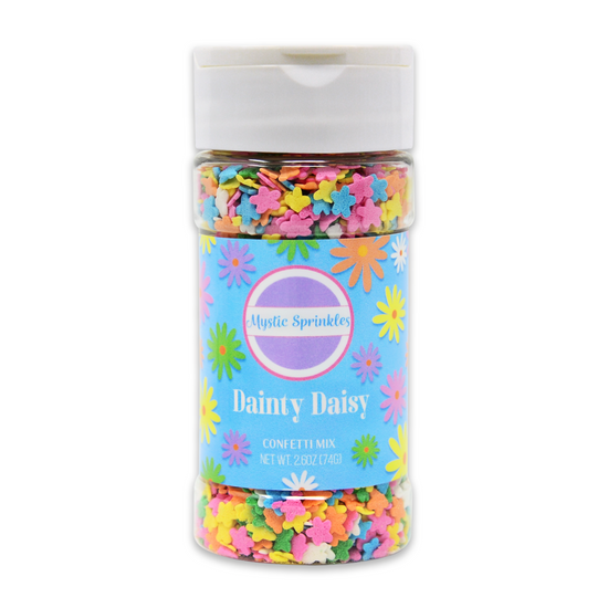Dainty Daisy Confetti Mix 2.6oz Bottle