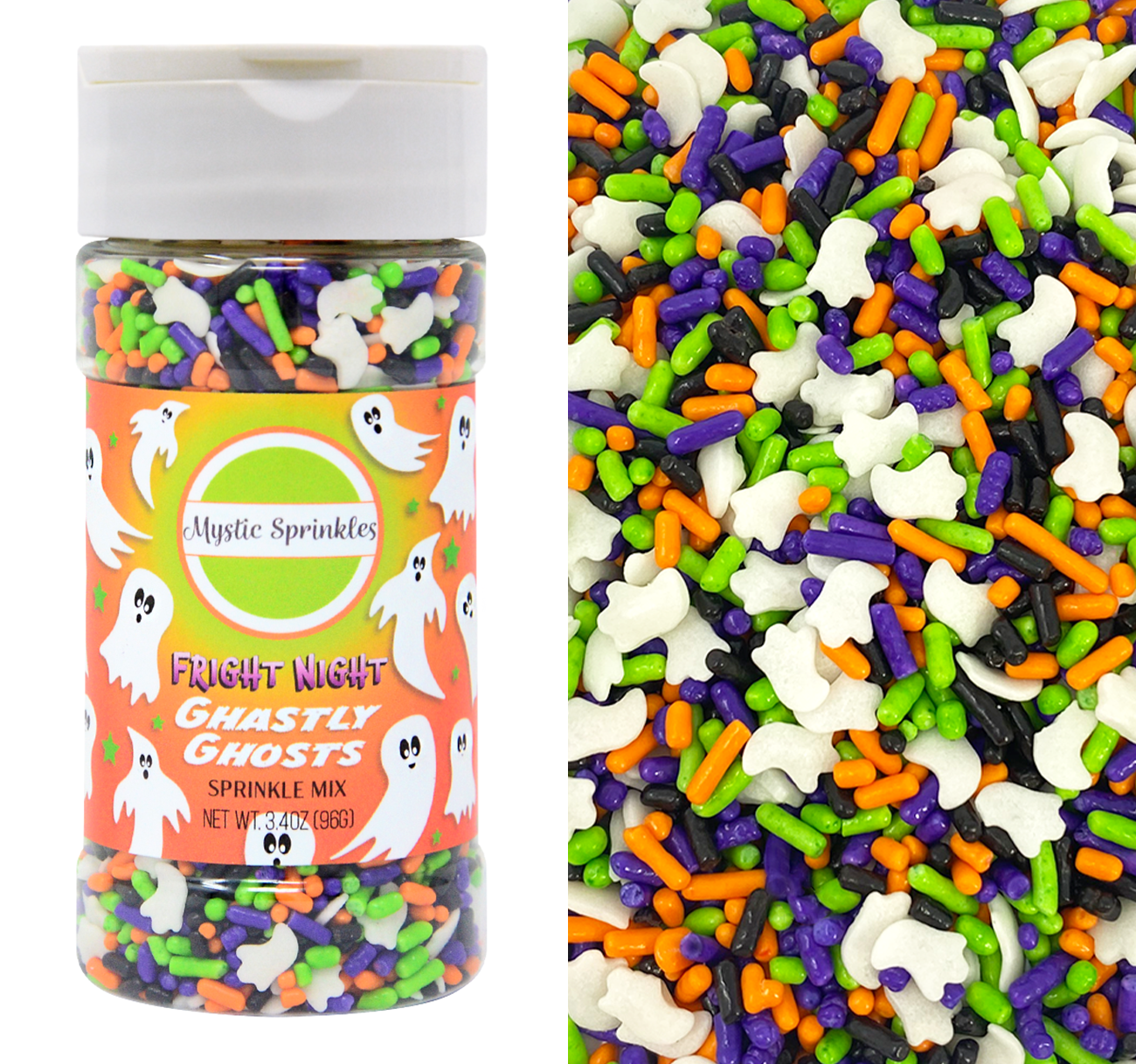 Fright Night Ghastly Ghost Sprinkle Mix 3.4oz