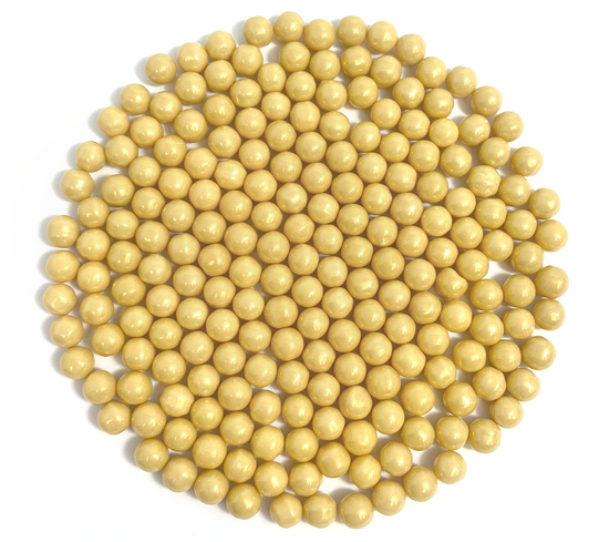 Glimmering Gold 6mm Sugar Pearls 3.6oz