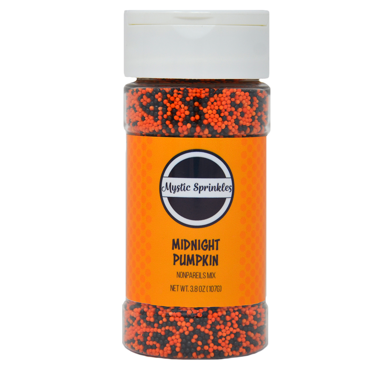 Midnight Pumpkin Nonpareils Mix 3.8oz Bottle