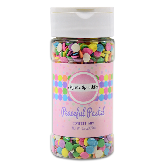 Peaceful Pastel Confetti Mix 2.7oz Bottle