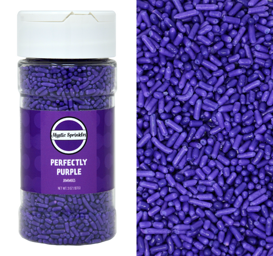 Perfectly Purple Jimmies Sprinkles 3oz Bottle