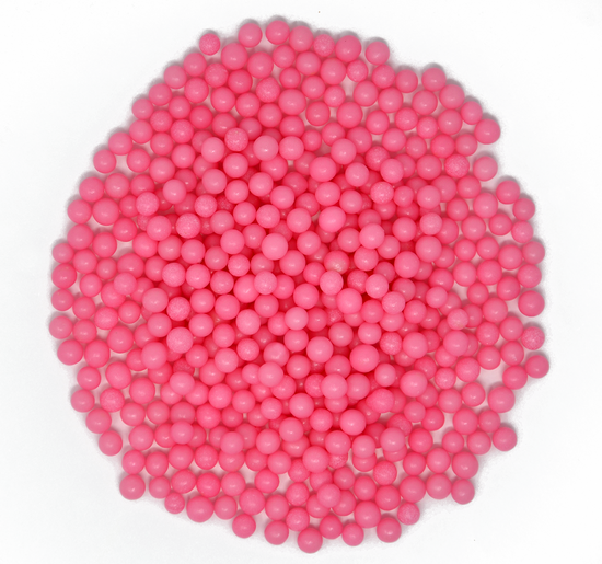 Pleasantly Pink 6mm Sugar Pearls 4oz