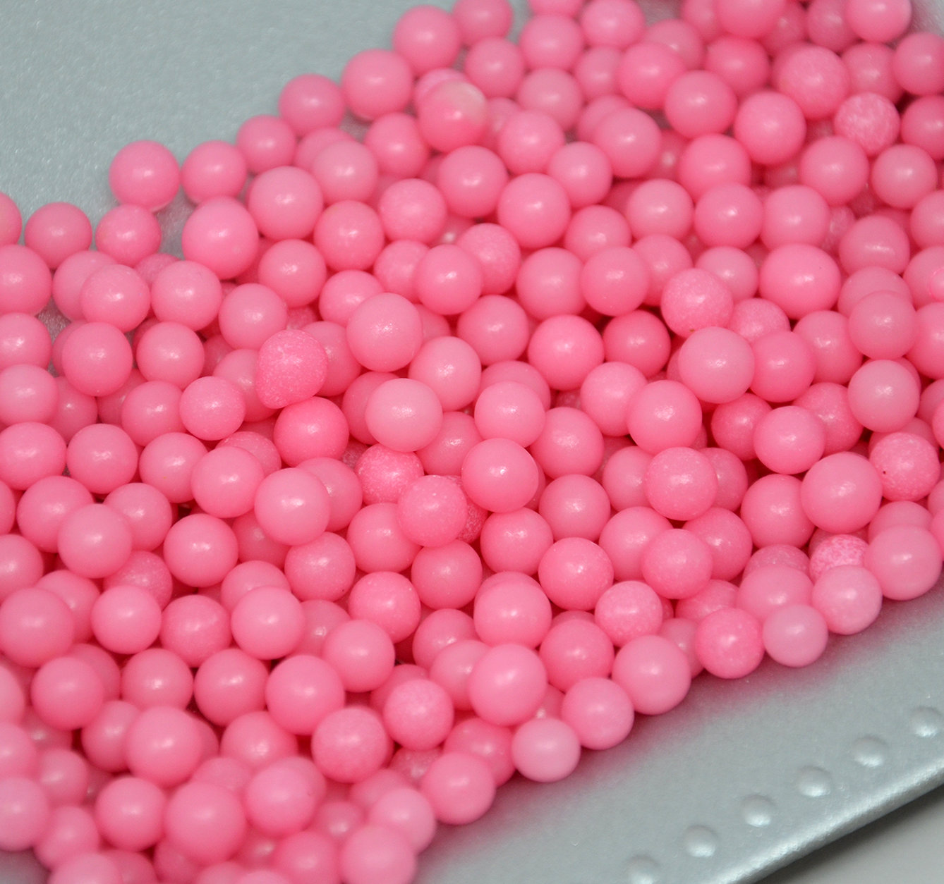 Pleasantly Pink 6mm Sugar Pearls 4oz