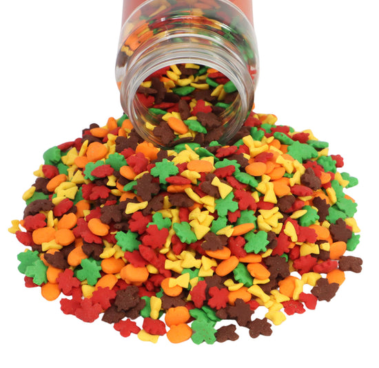 Fabulous Fall Leaves Confetti Mix 2.7oz Bottle