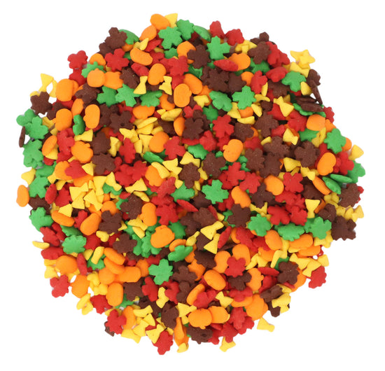 Fabulous Fall Leaves Confetti Mix 2.7oz Bottle