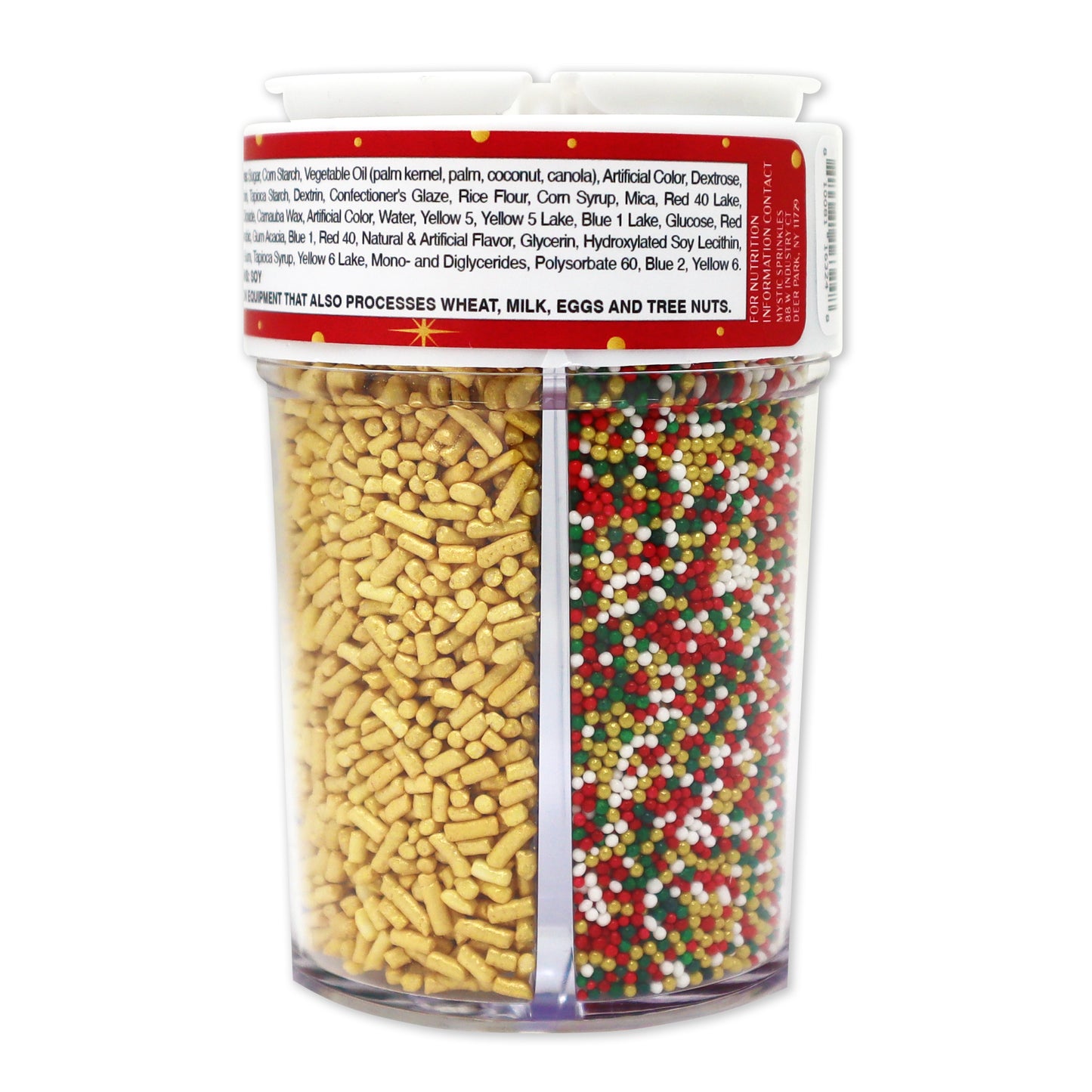 A Classic Christmas in Gold Midi Sprinkle Assortment 5.5oz