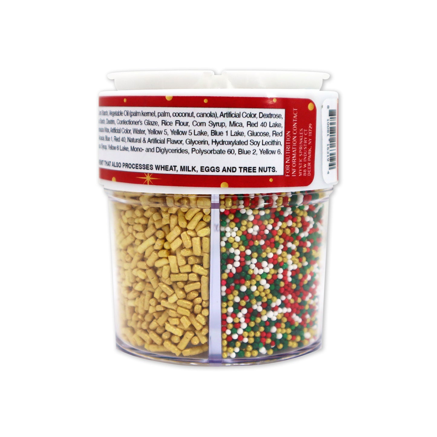 A Classic Christmas in Gold Petite Sprinkle Assortment 4oz