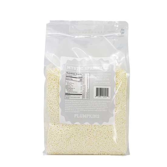 Plumpkins - Wonderfully White Jimmies 4.2lbs Bulk Bag