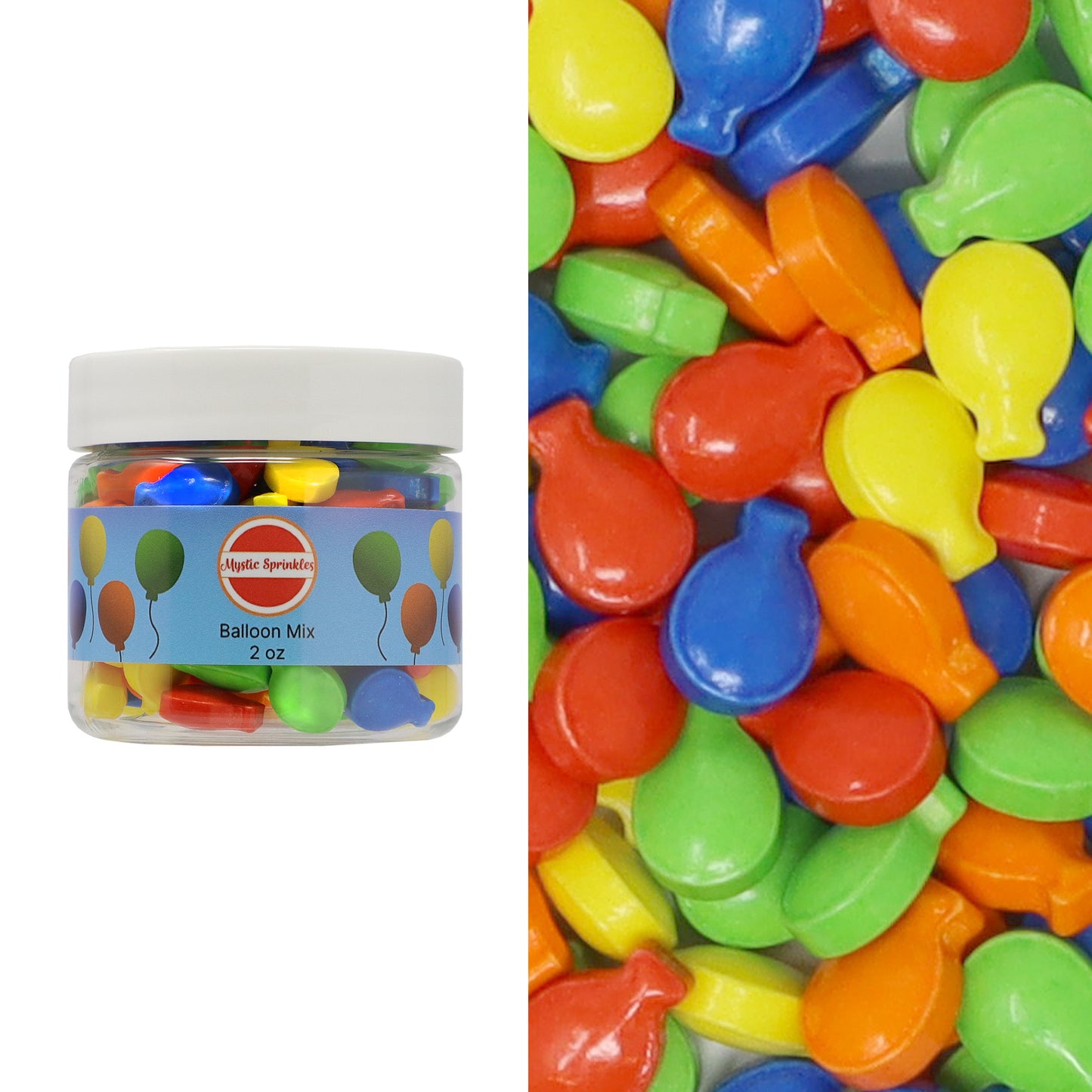 Candy Shapes Balloons Mix 2oz
