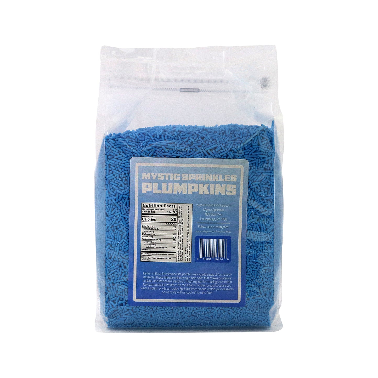 Plumpkins - Better In Blue Jimmies 5lb Bulk Bag