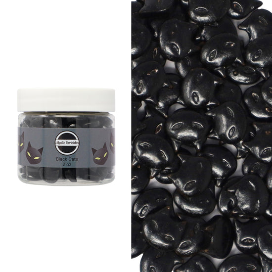 Candy Shapes Black Cats 2oz
