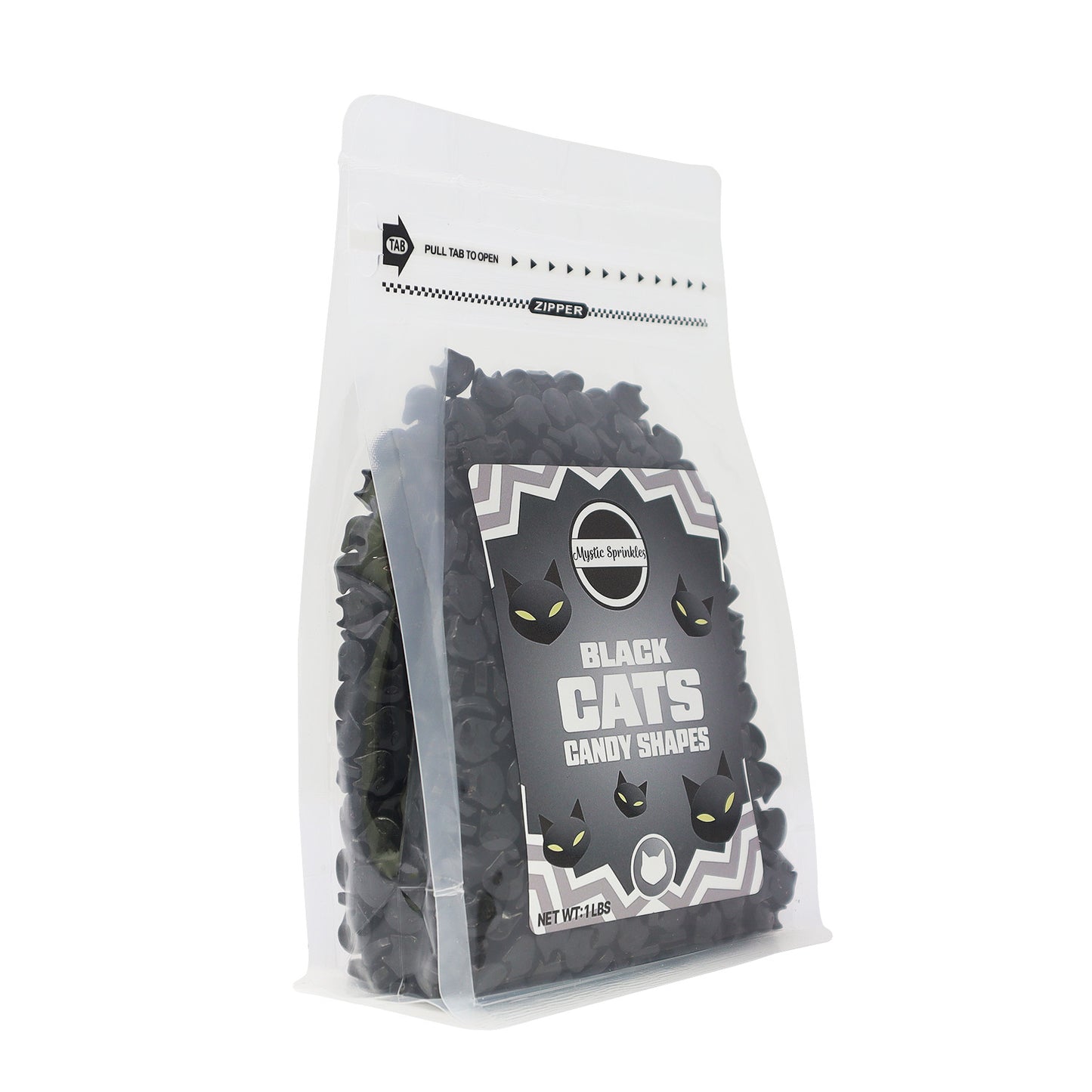 Candy Shapes Black Cats 2oz