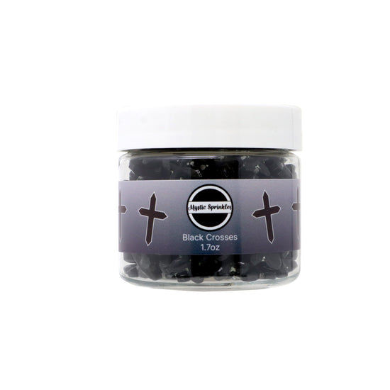 Candy Shapes Black Crosses