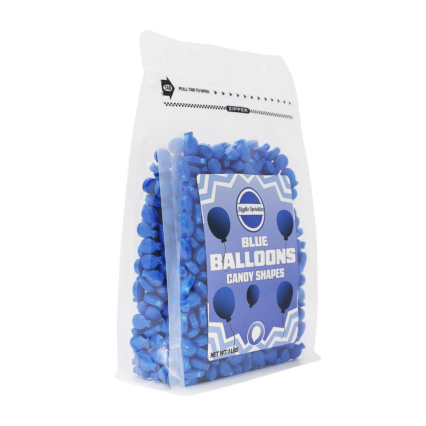 Candy Shapes Blue Balloons 2oz