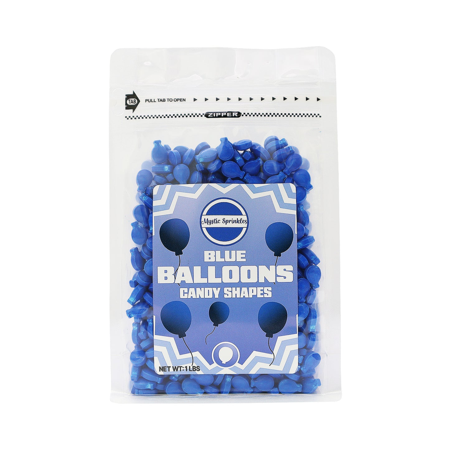 Candy Shapes Blue Balloons 2oz