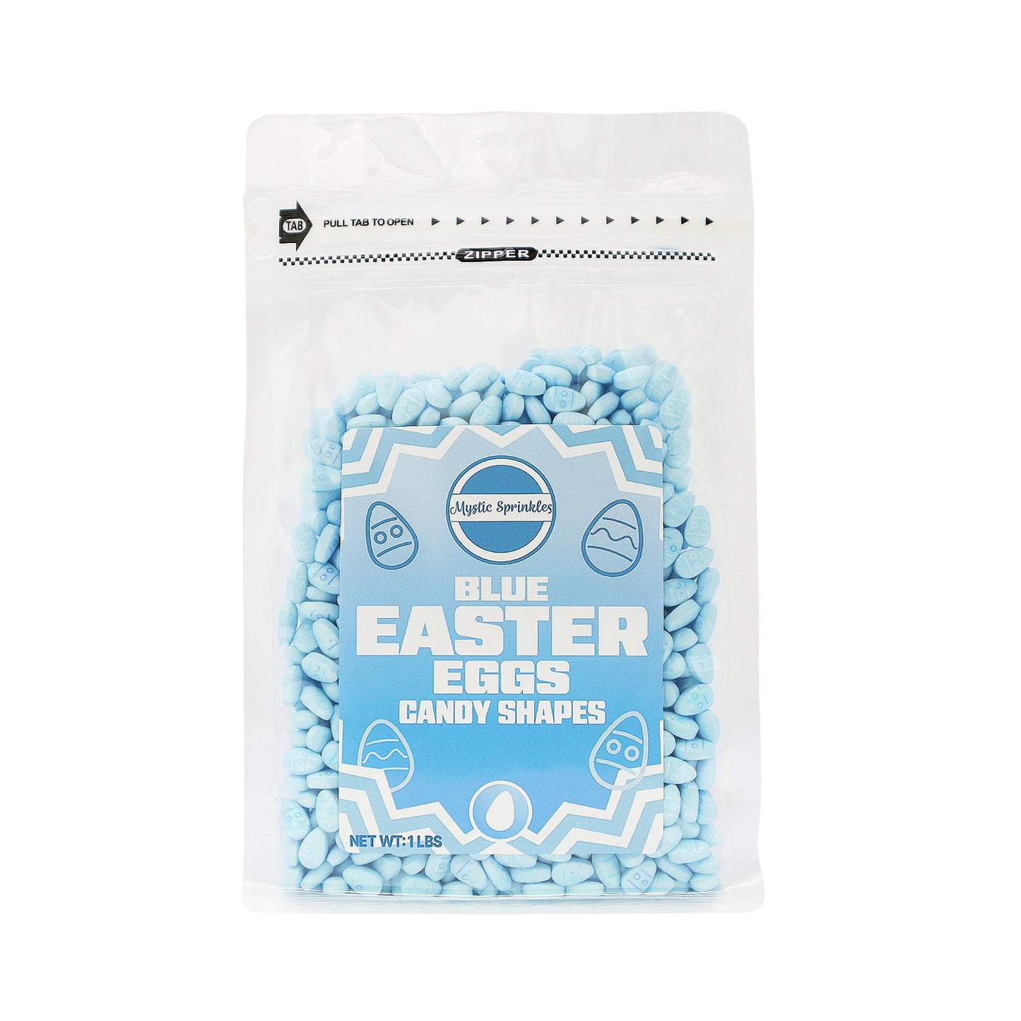 Candy Shapes Blue Easter Eggs 2oz