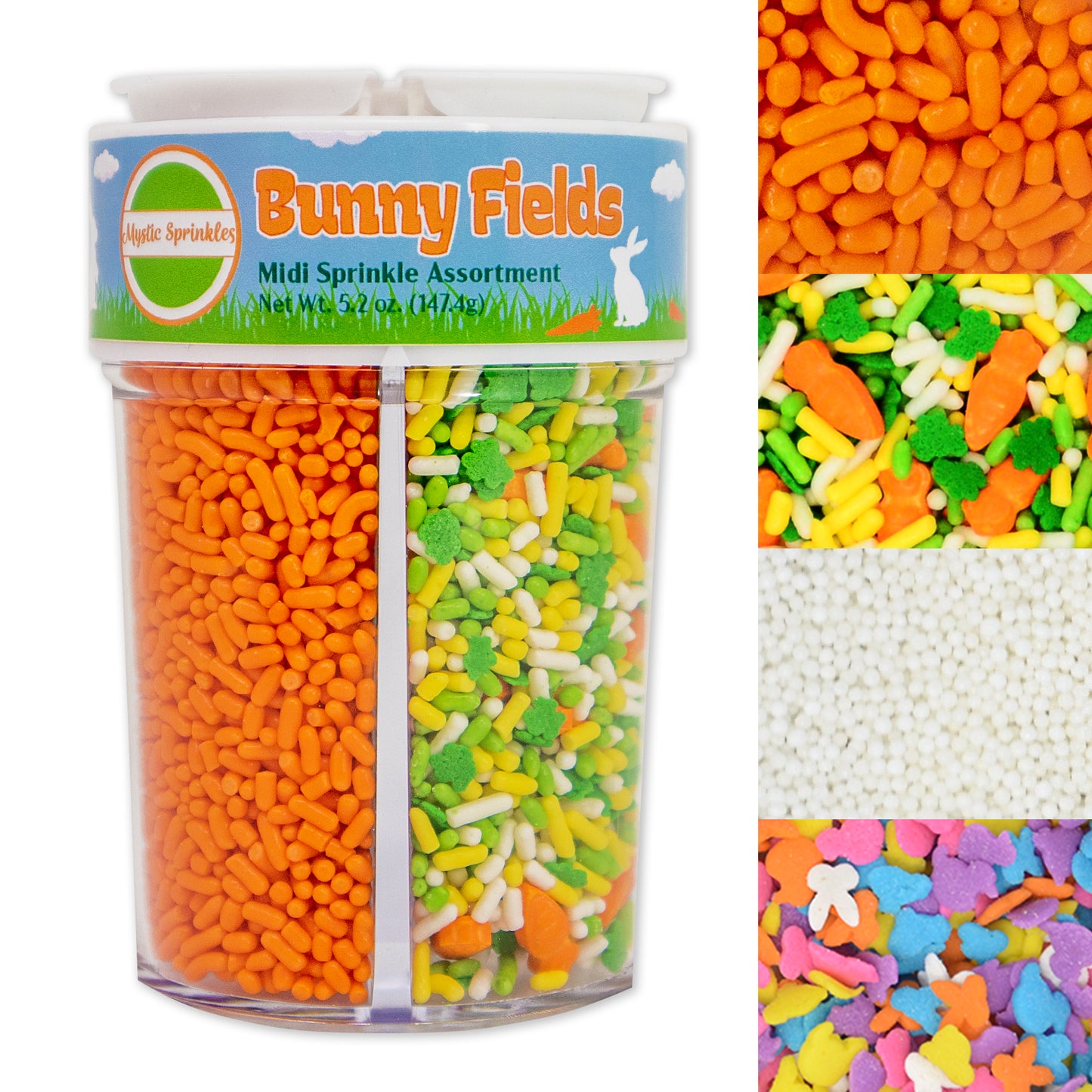 Load image into Gallery viewer, Bunny Fields Midi Sprinkle Assortment 5.2oz
