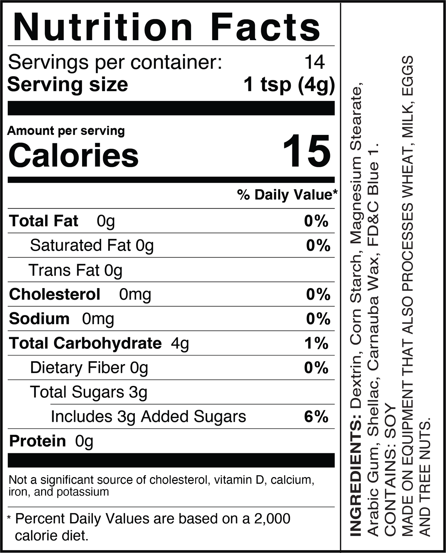 Candy Shapes Blue Easter Eggs 2oz