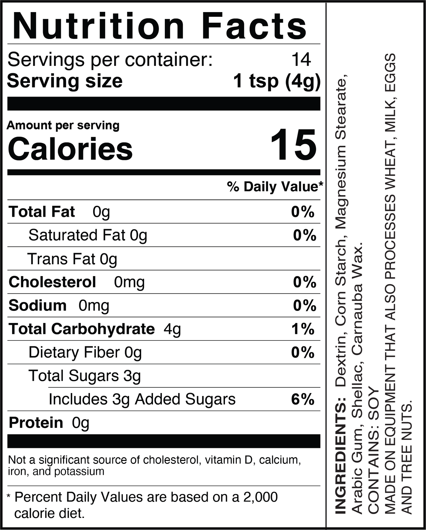 Candy Shapes Grinning Teeth 2oz