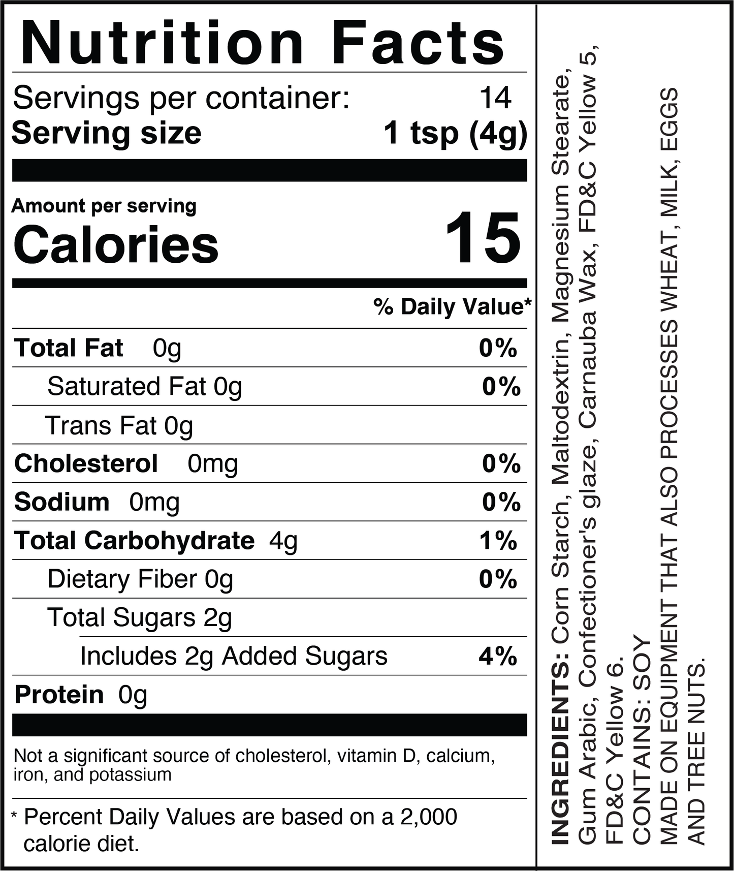 Candy Shapes Yellow Balloons 2oz