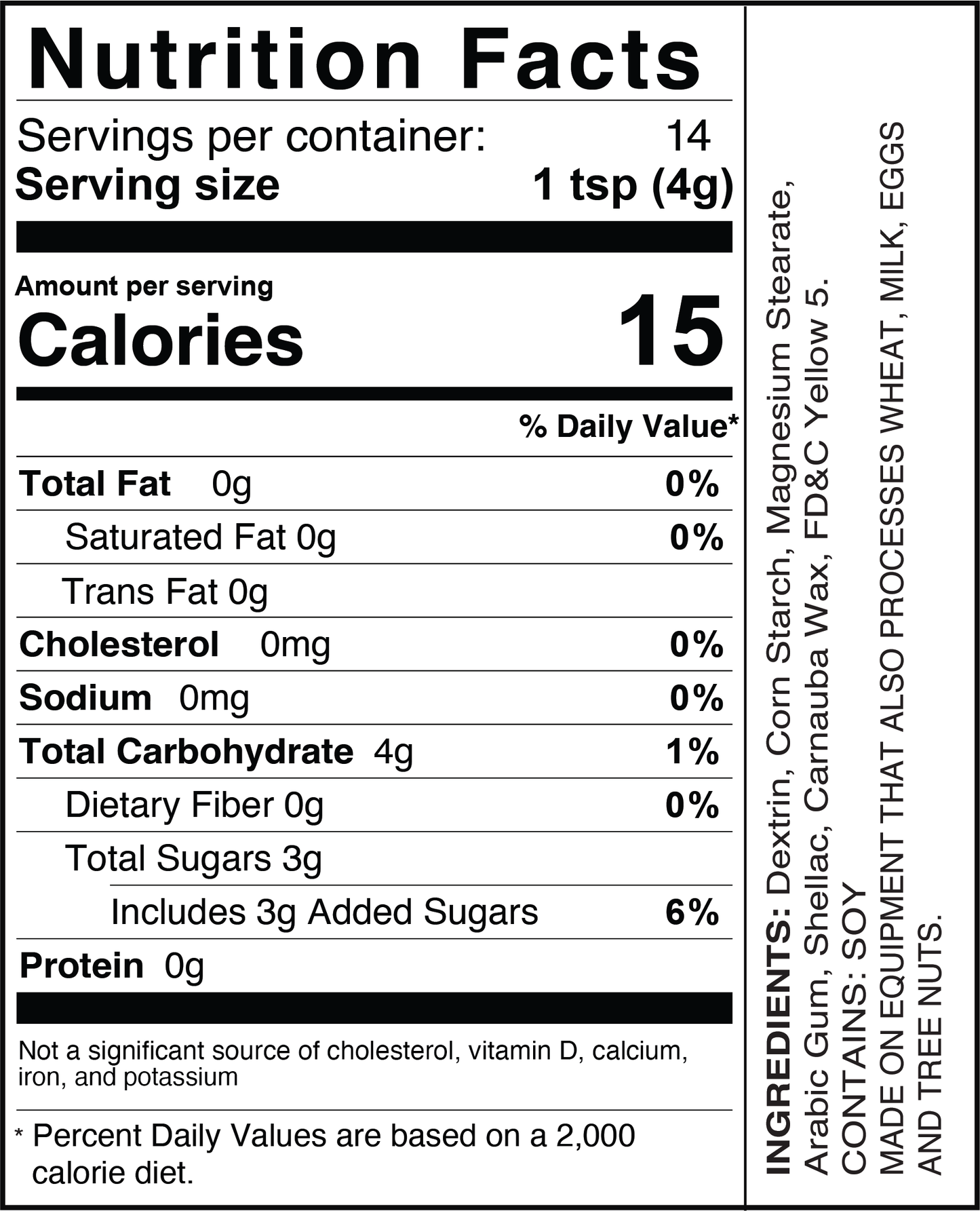 Candy Shapes Yellow Easter Eggs 2oz
