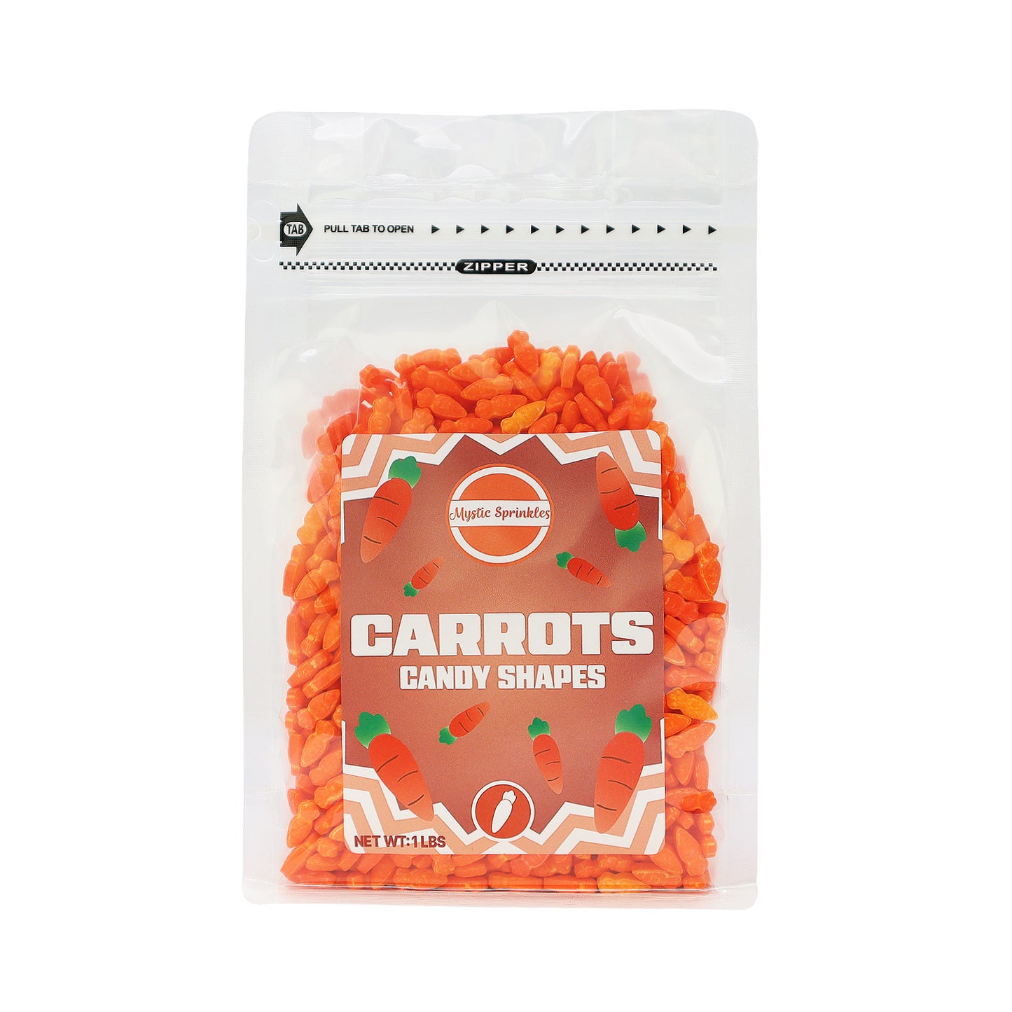 Candy Shapes Carrots 2oz