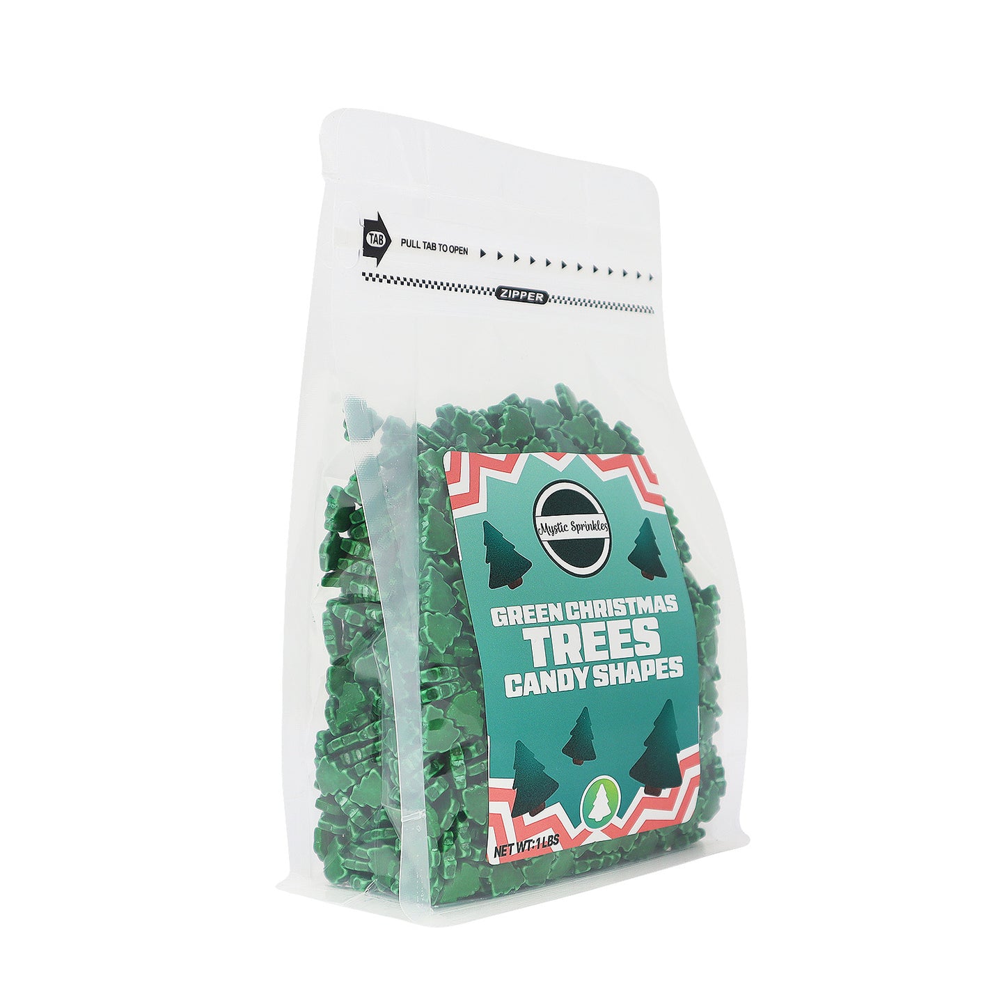 Candy Shapes Green Christmas Trees 1.8oz