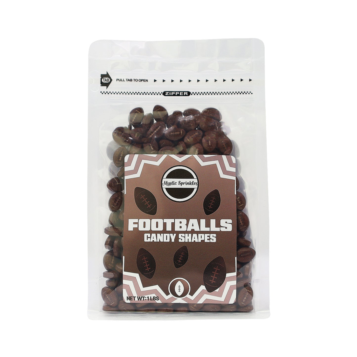 Candy Shapes Footballs 2oz
