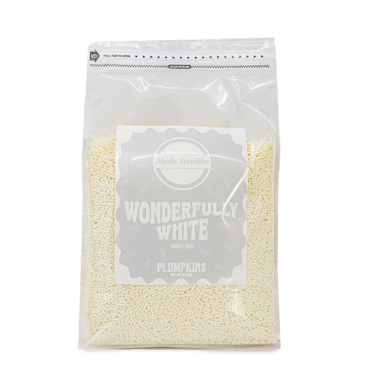 Plumpkins - Wonderfully White Jimmies 4.2lbs Bulk Bag