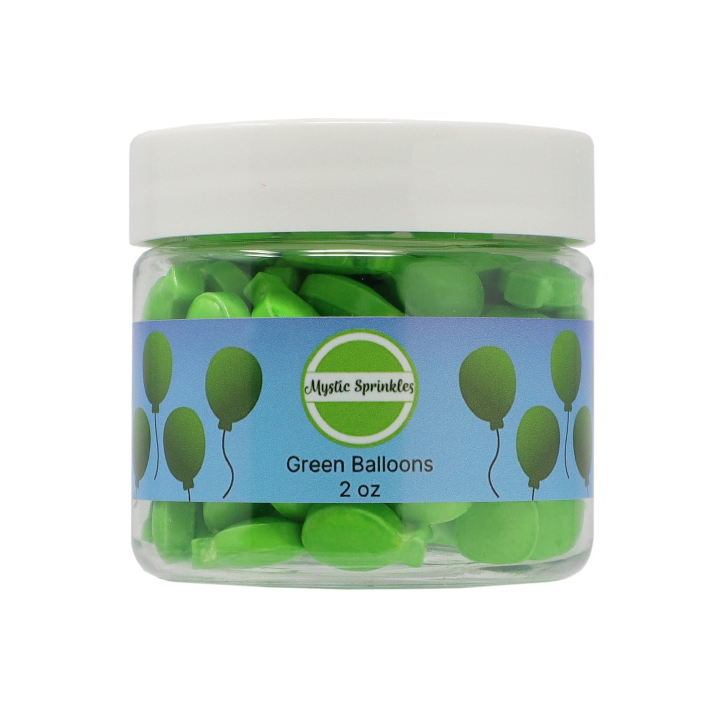 Candy Shapes Green Balloons 2oz