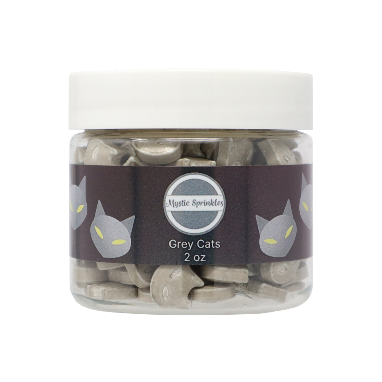 Candy Shapes Grey Cats 2oz