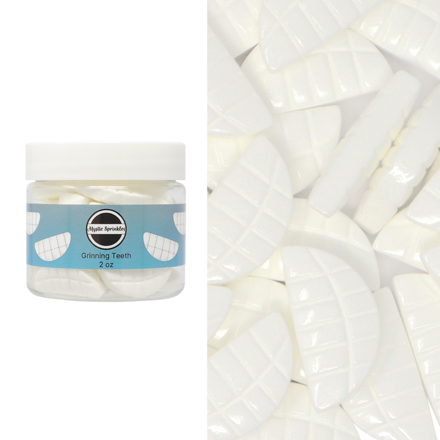 Candy Shapes Grinning Teeth 2oz