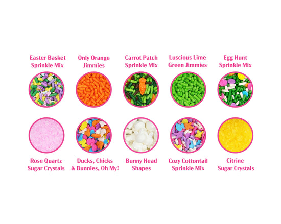 Hoppy Easter Sprinkle Decorating Kit 6.8oz