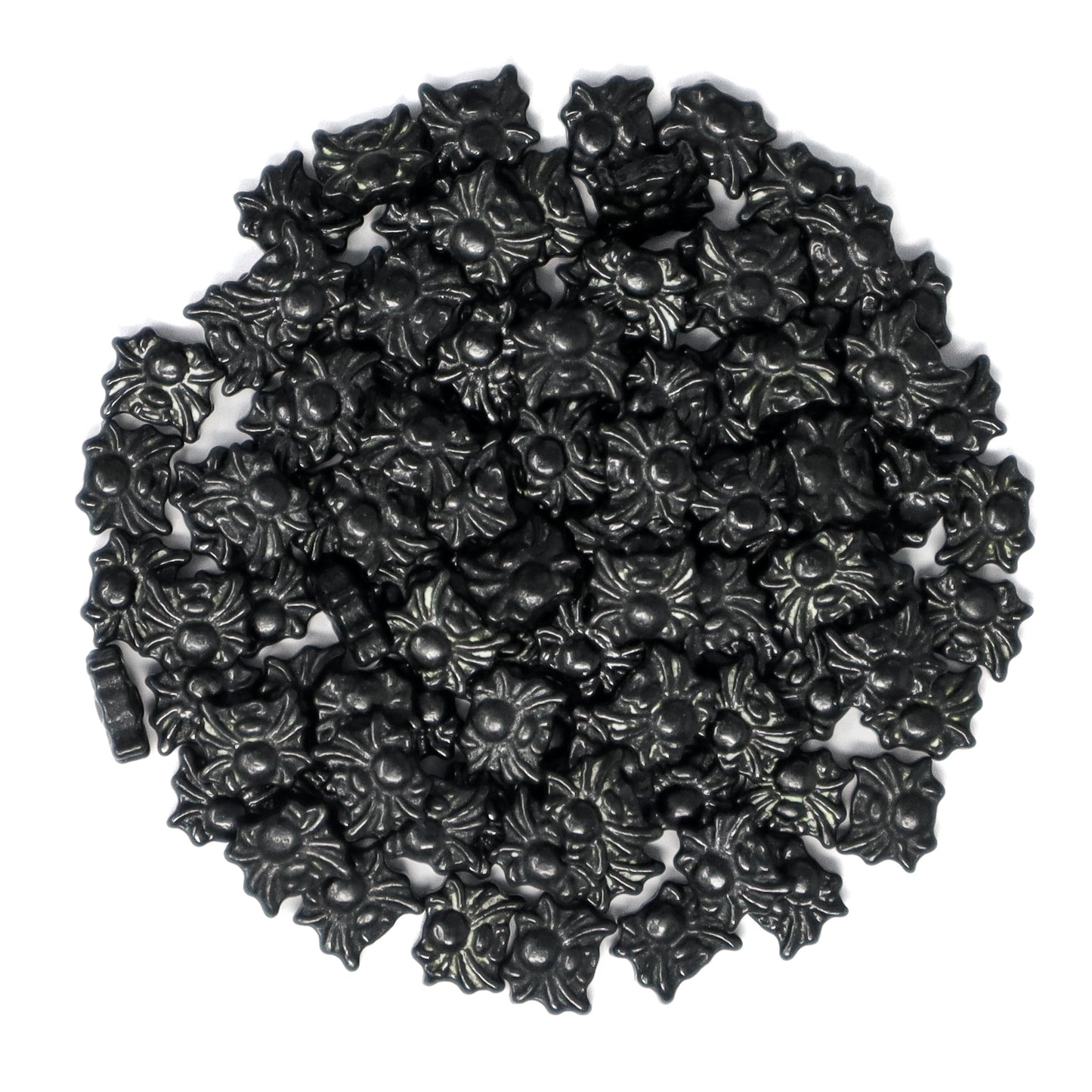 Candy Shapes Black Spiders 1.6oz