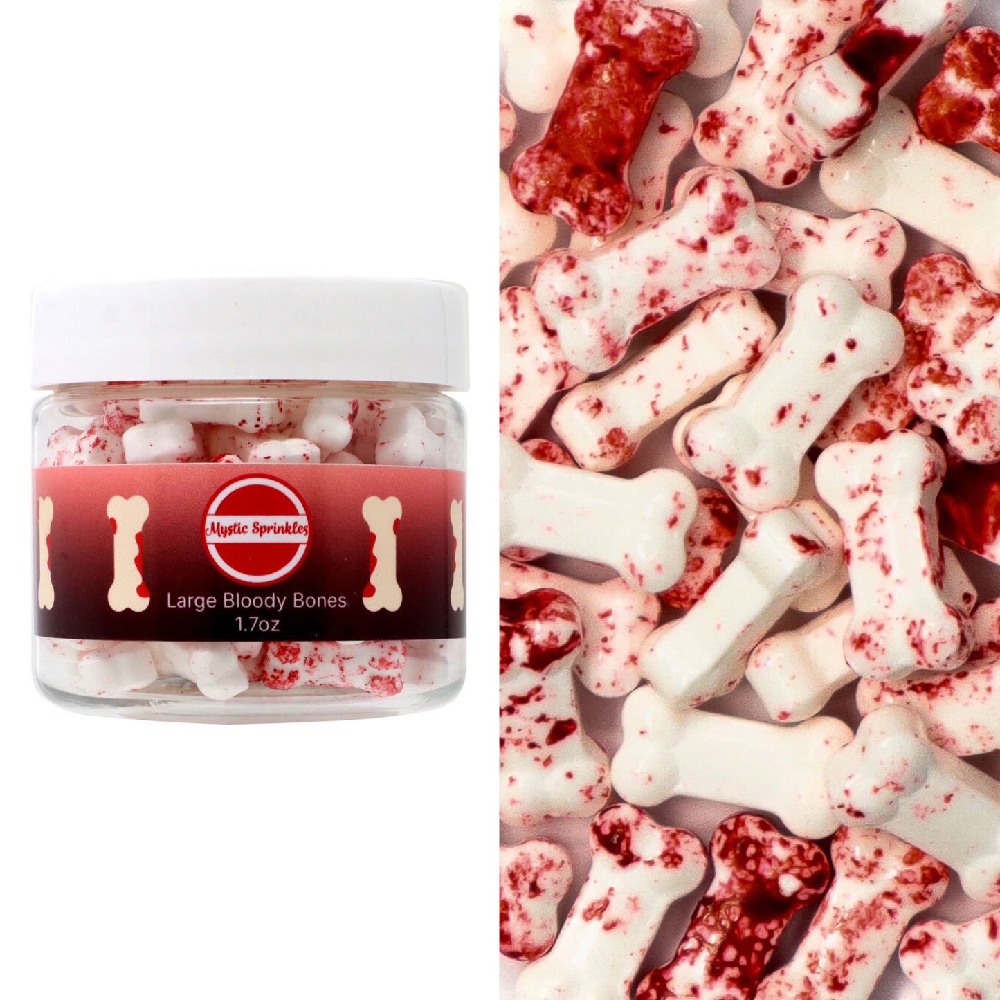 Candy Shapes Large Bloody Bones 1.7oz