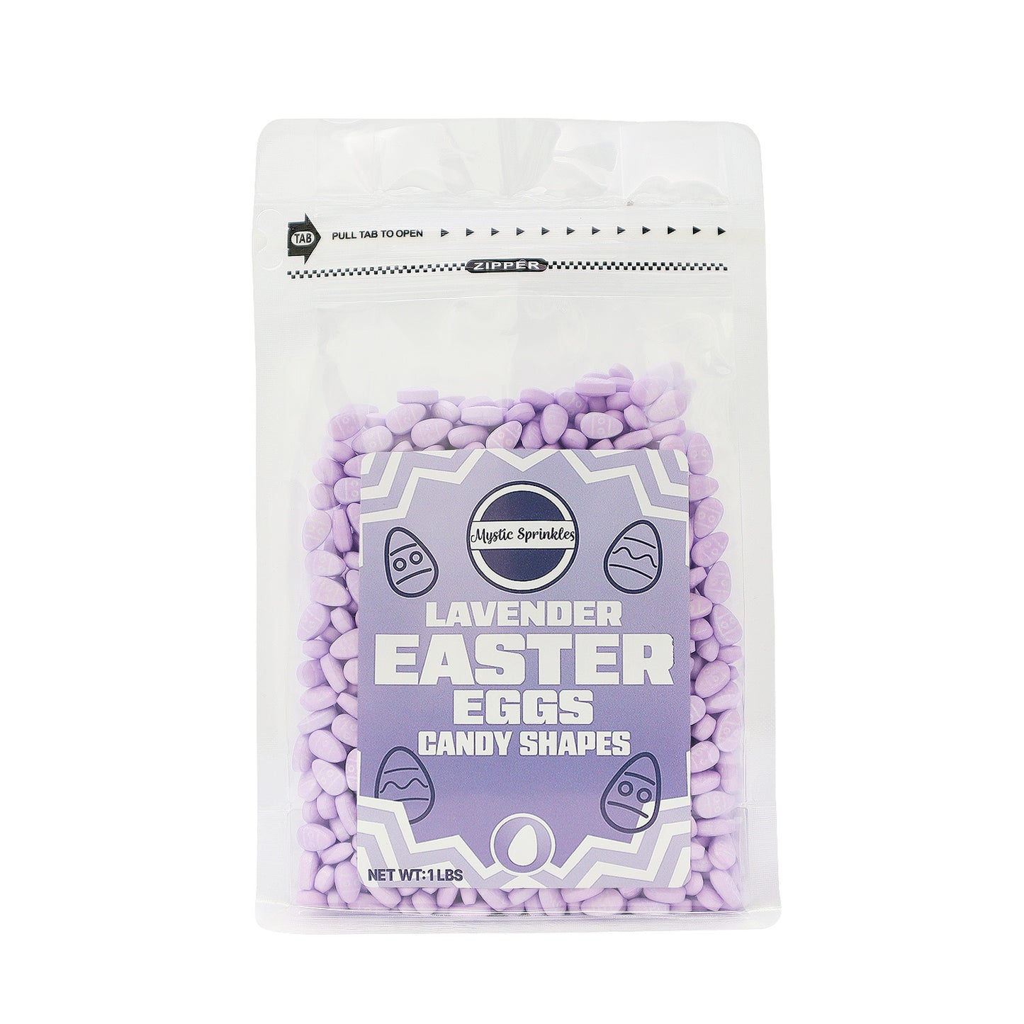 Candy Shapes Lavender Easter Eggs 2oz