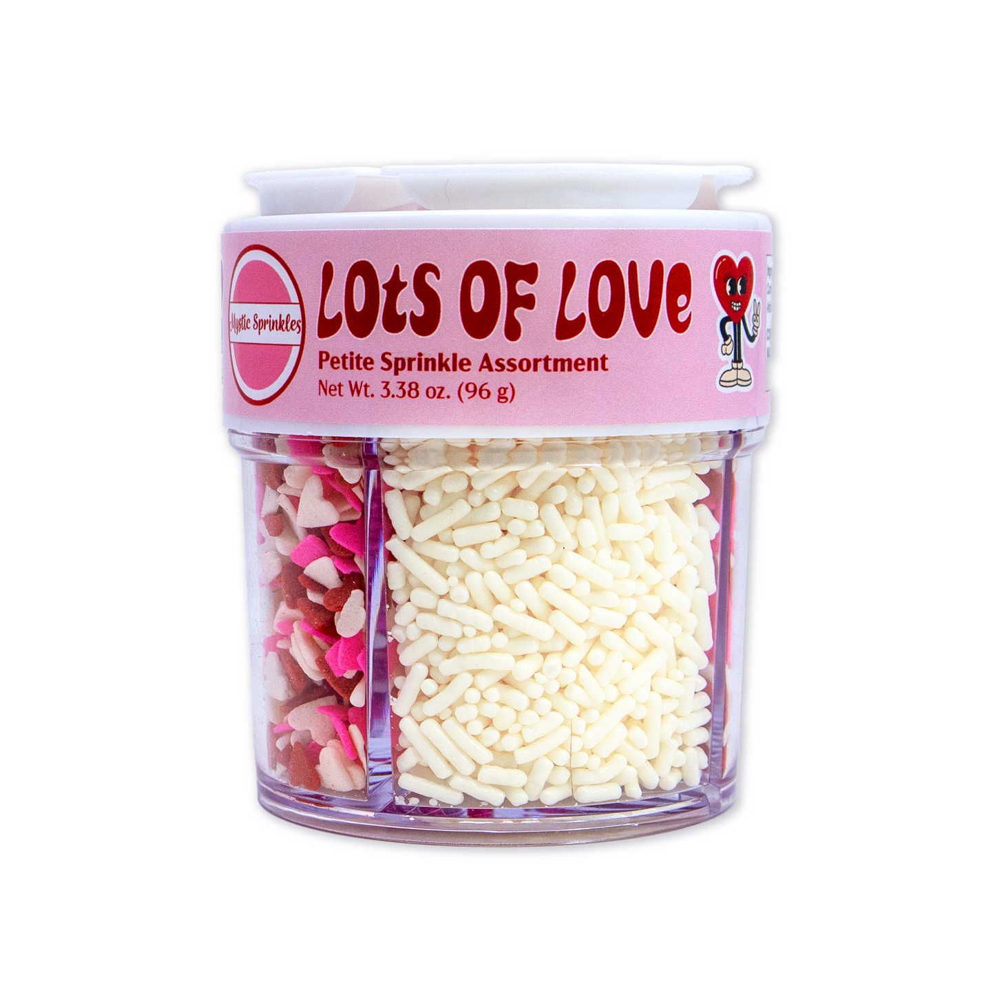 Lot's of Love Petite Sprinkle Assortment 3.38oz