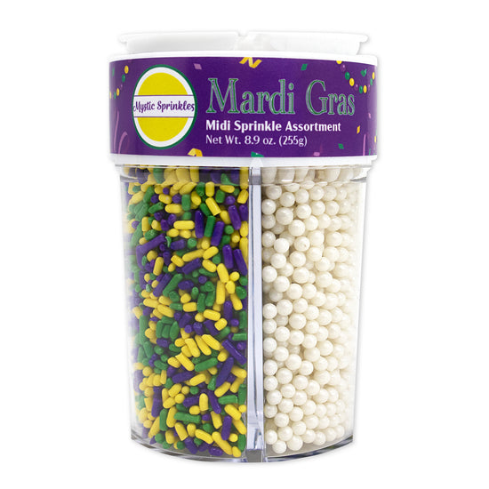 Mardi Gras Midi Sprinkle Assortment 6.17oz