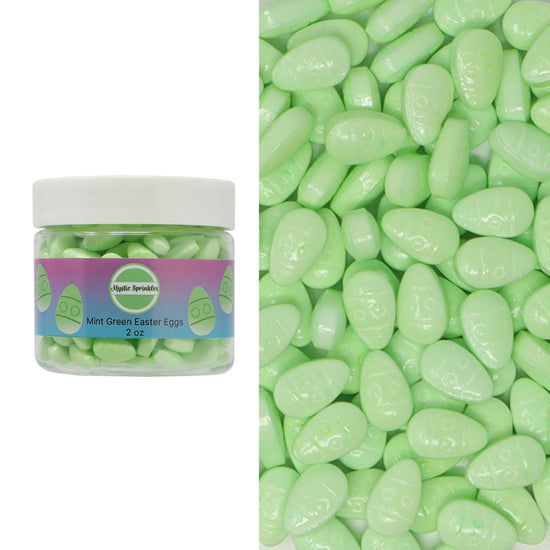 Candy Shapes Mint Green Easter Eggs 2oz