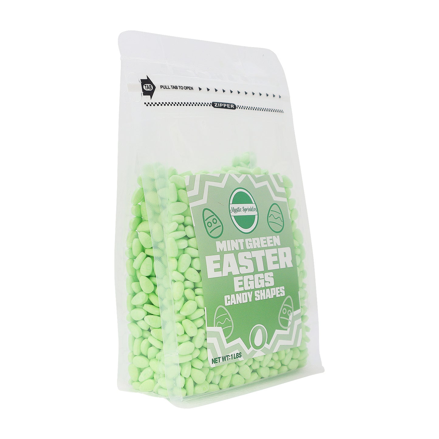 Candy Shapes Mint Green Easter Eggs 2oz