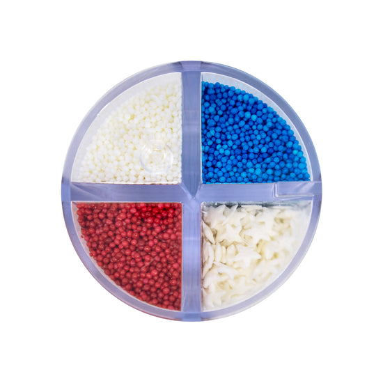 Patriotic Pride Nonpareil Petite Sprinkle Assortment 4.2oz