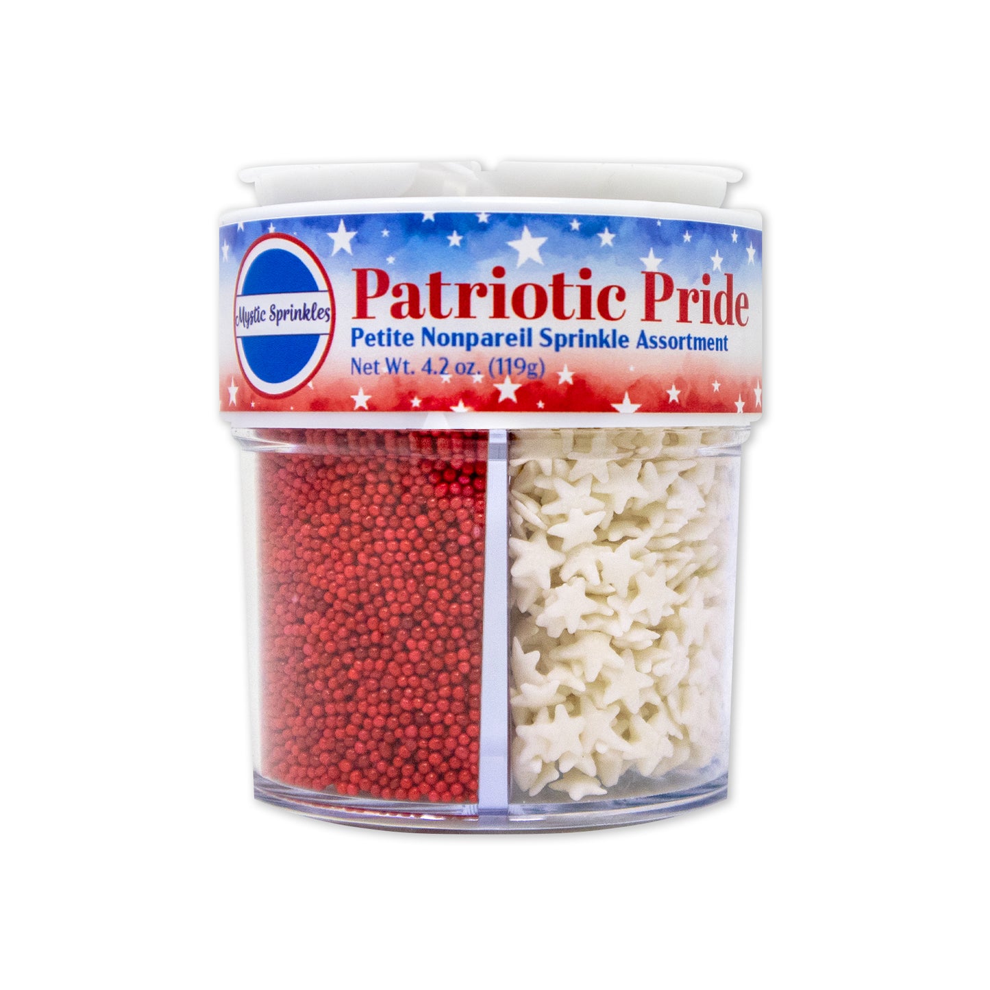 Patriotic Pride Nonpareil Petite Sprinkle Assortment 4.2oz