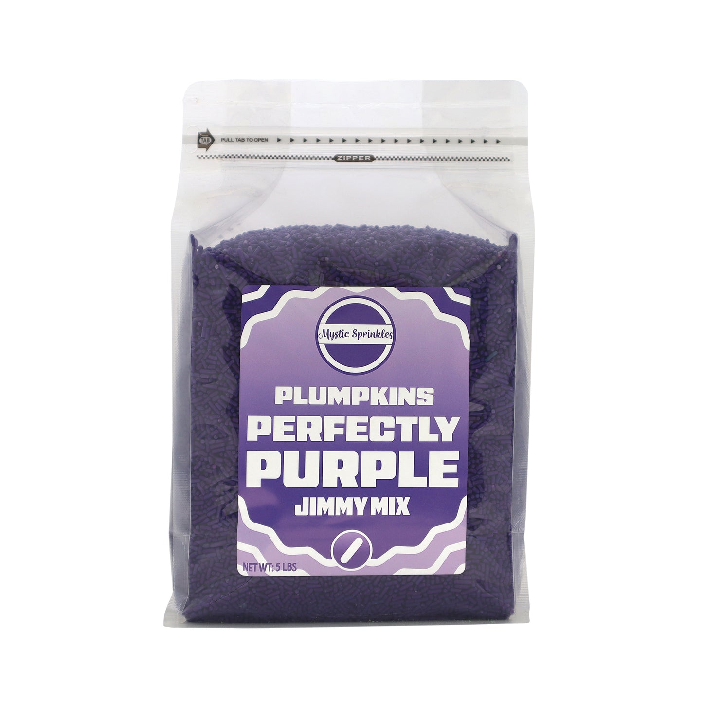 Plumpkins - Perfectly Purple Jimmies 4.2lbs Bulk Bag