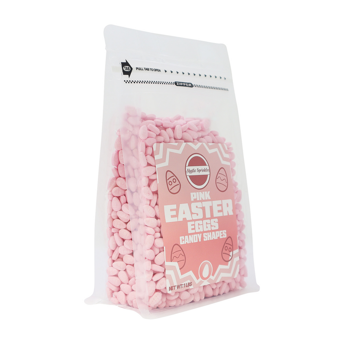Candy Shapes Pink Easter Eggs 2oz