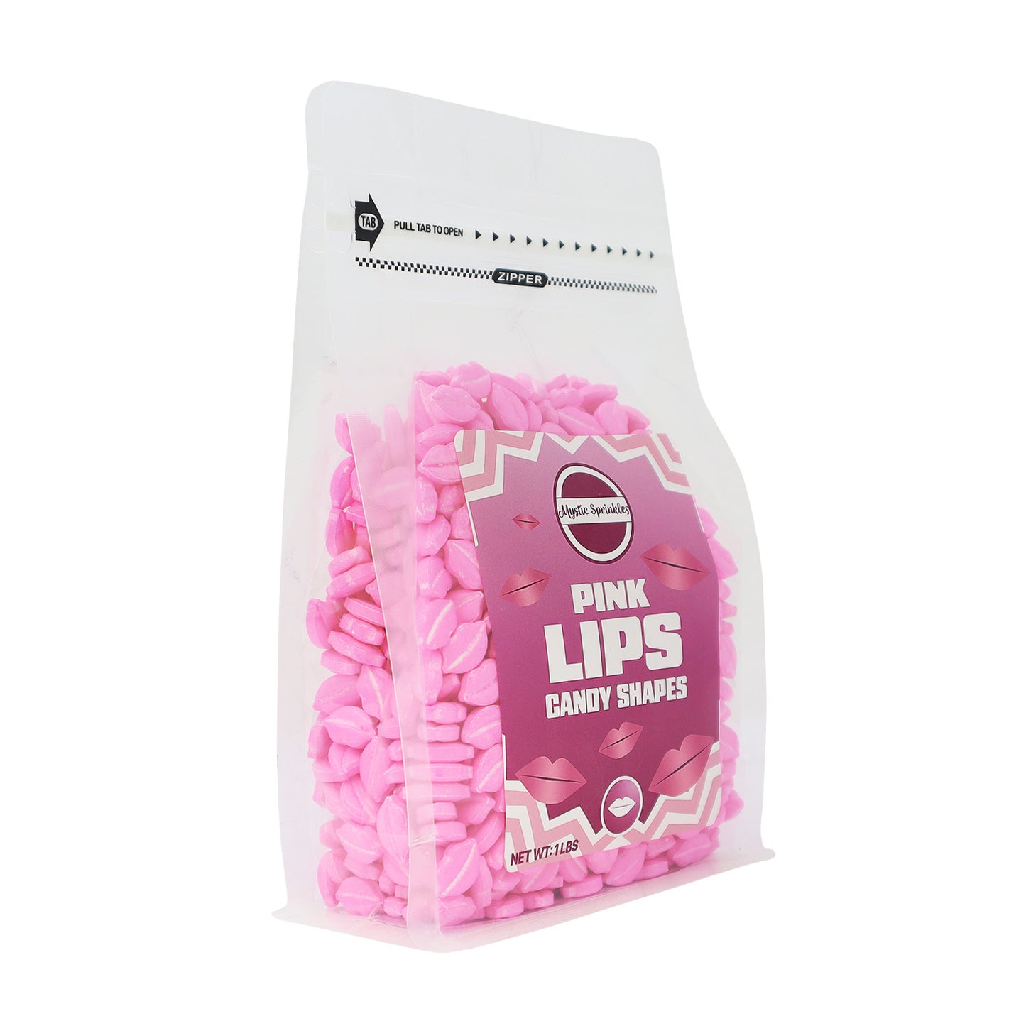 Candy Shapes Pink Lips 2oz