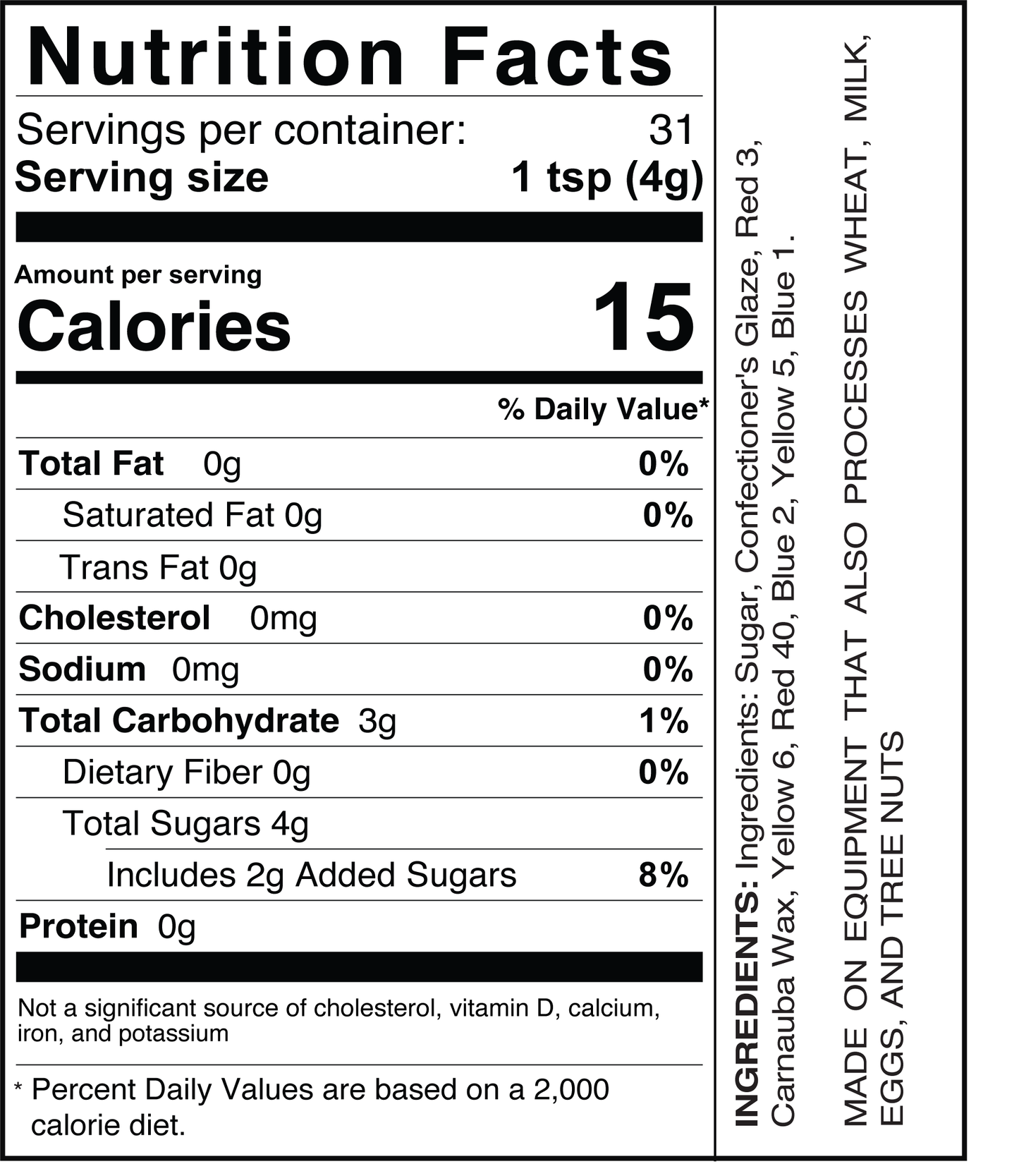 Rainbow Sanding Sugar 4.4oz